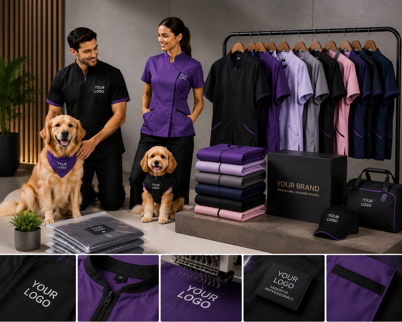 Private Label Groomer Apparel