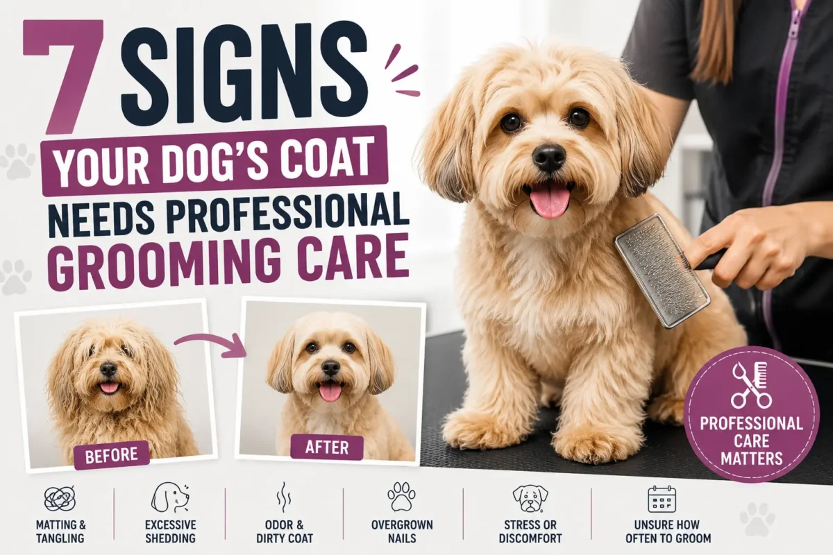 7 Signs Your Dog’s Coat Needs Professional Grooming Care