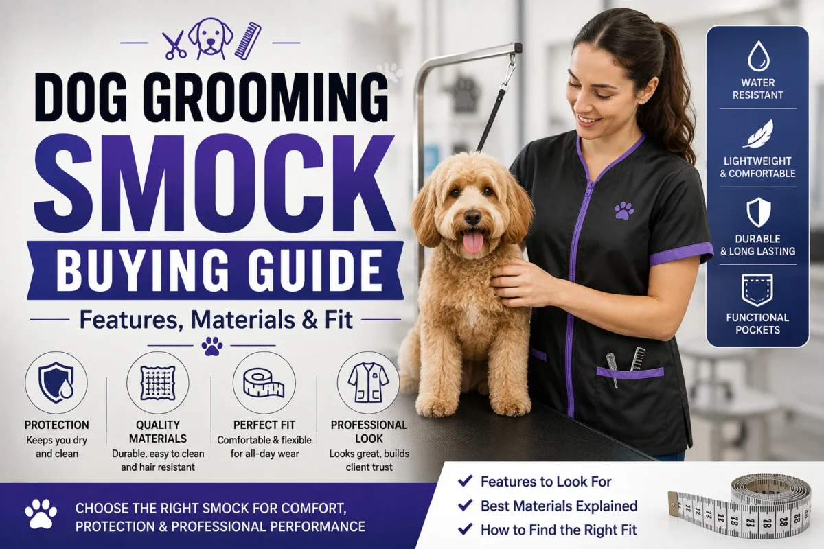 Dog Grooming Smock Buying Guide: Features, Materials, and Fit