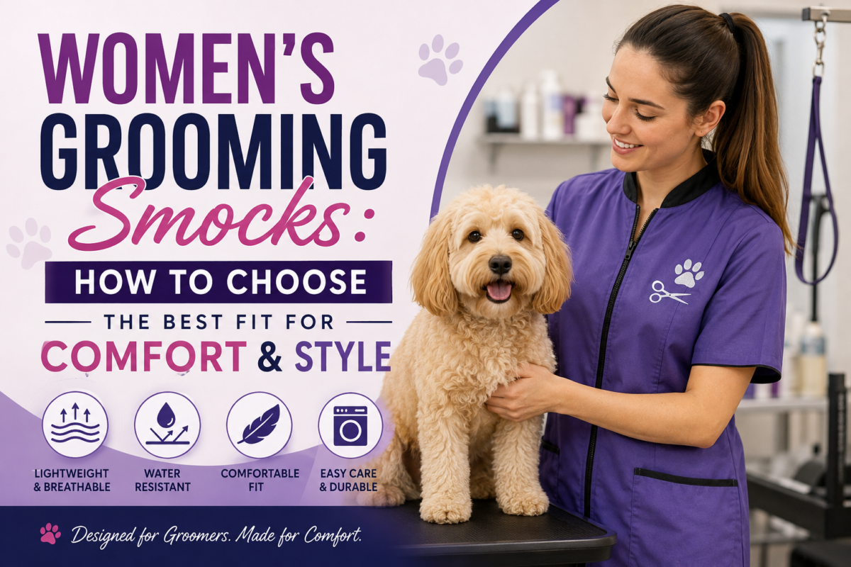 Women's Grooming Smocks: Best Fit for Comfort & Style
