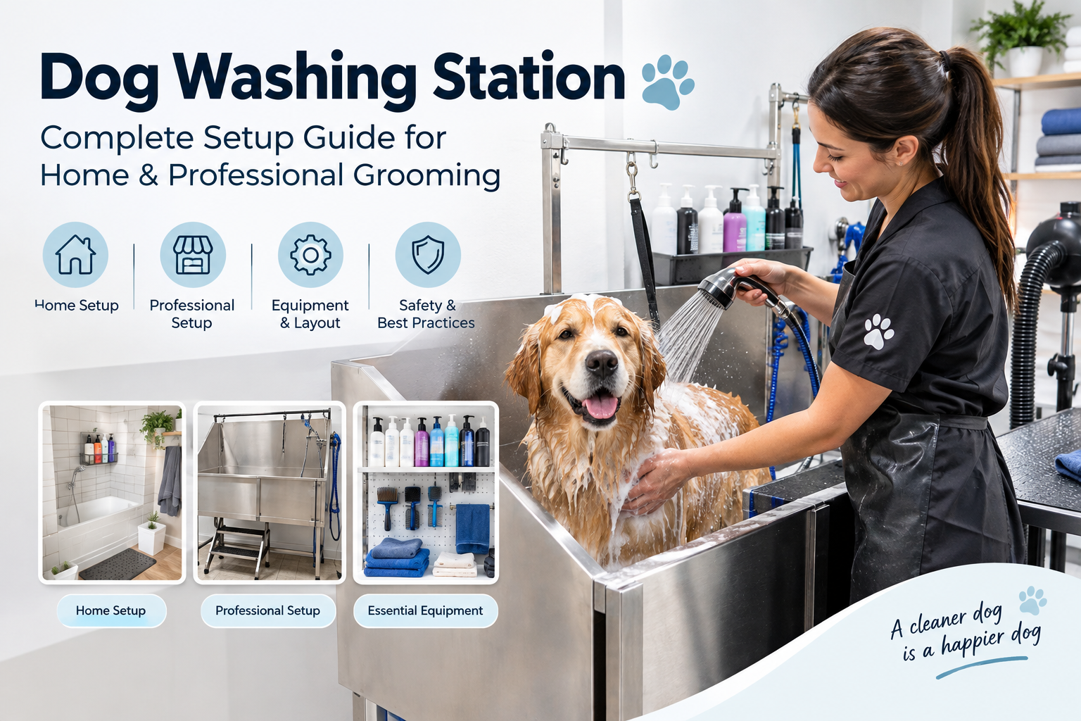 Dog Washing Station: Complete Setup Guide for Home & Professional Grooming