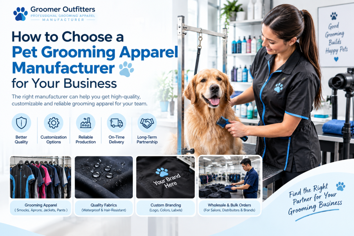 pet grooming apparel