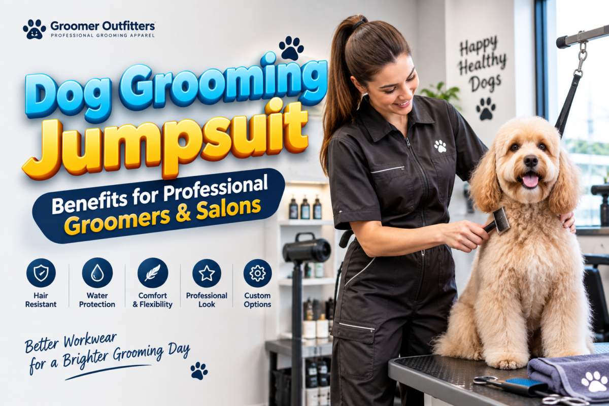 Dog Grooming Jumpsuit