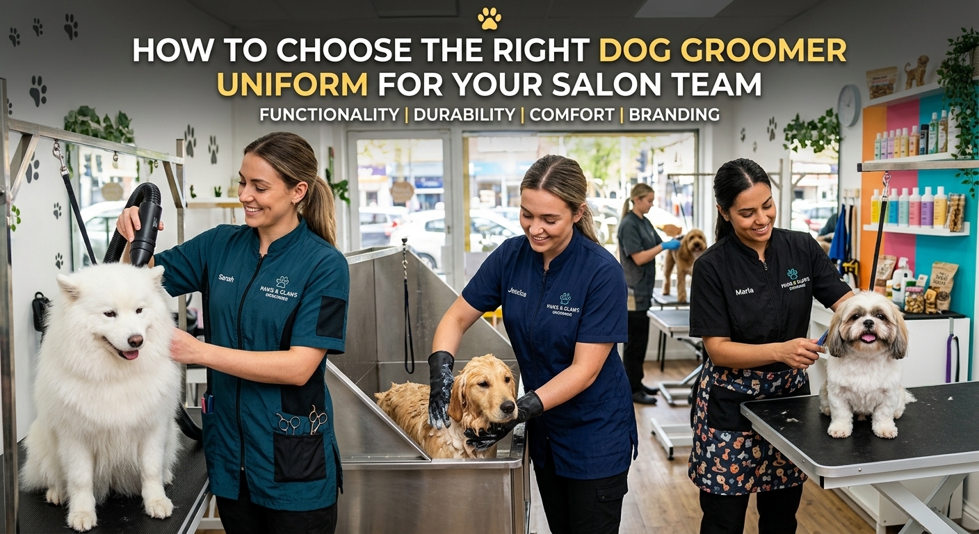 dog grooming uniform