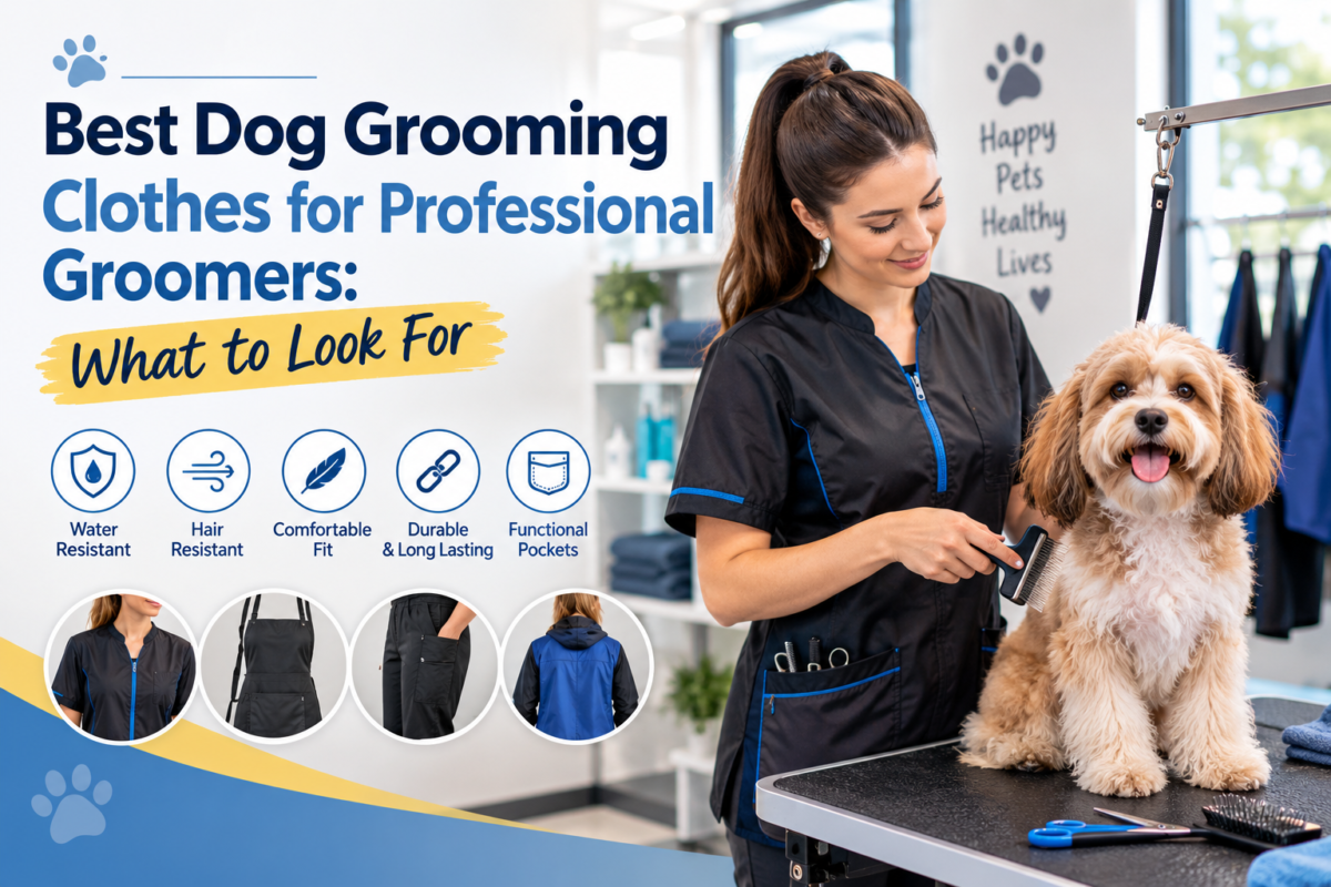 Best Dog Grooming Clothes for Professional Groomers: What to Look For